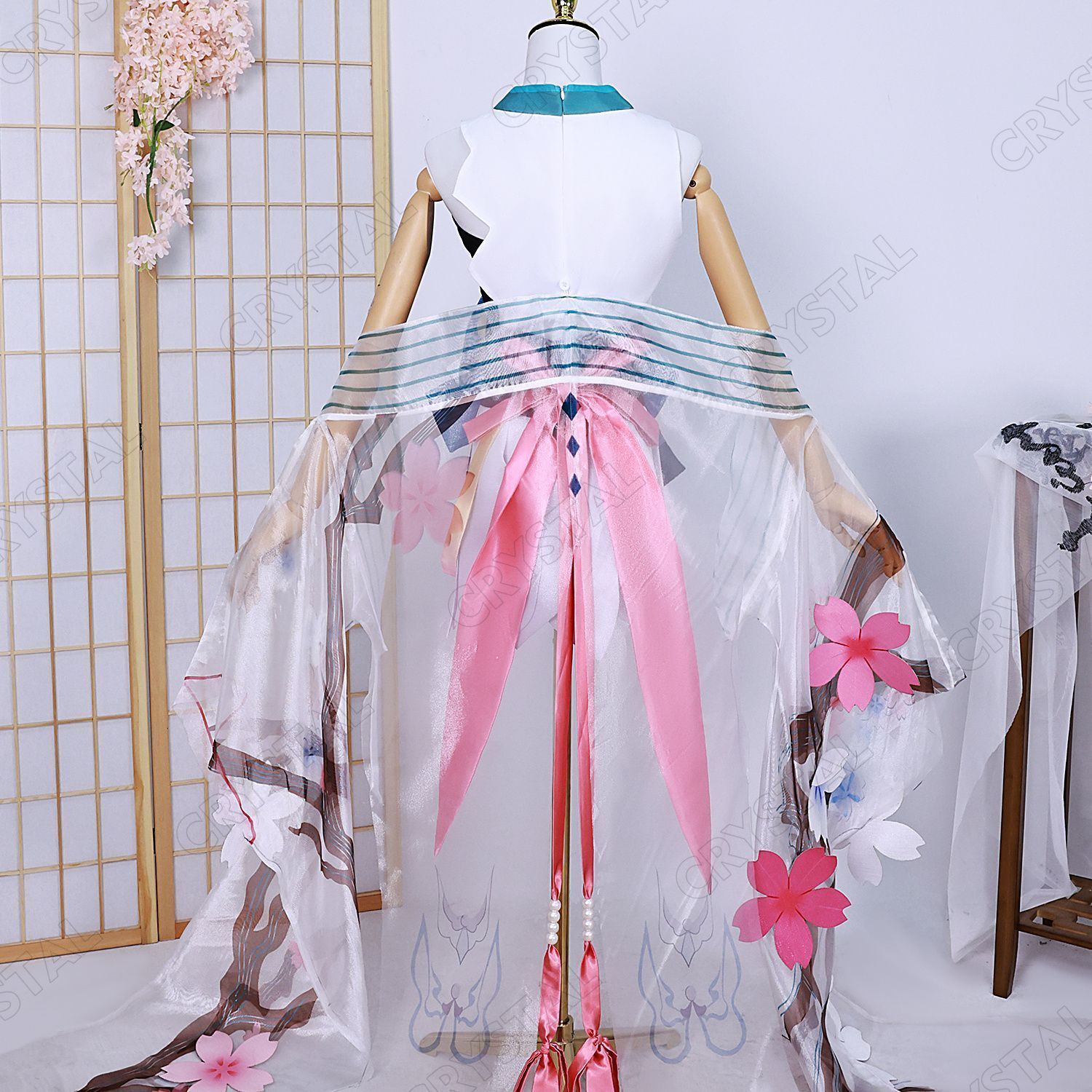 新品未使用初音ミク 陰陽師 コスプレ衣装 ウイッグ付き コラボ