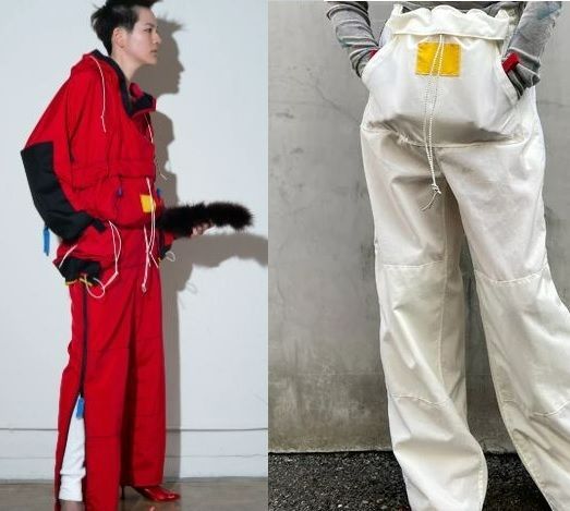 新品23AW FUMIKA UCHIDAフミカウチダ NYLON DOUBLE KNEE