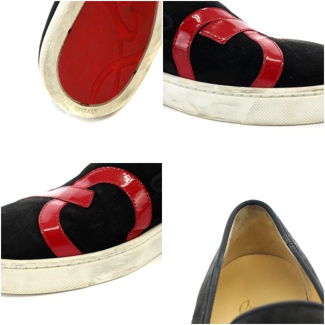 クリスチャンルブタン Christian louboutin スエード LOVE スリッポン