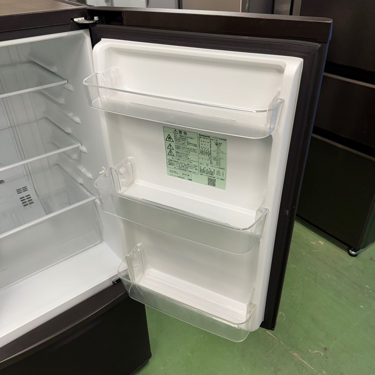 167★2019年製★パナソニック　冷蔵庫　ブラウン　大型　一人暮らし 167 パナソニック大きめサイズ 冷蔵庫 168L 100L強 ブラウンカラー