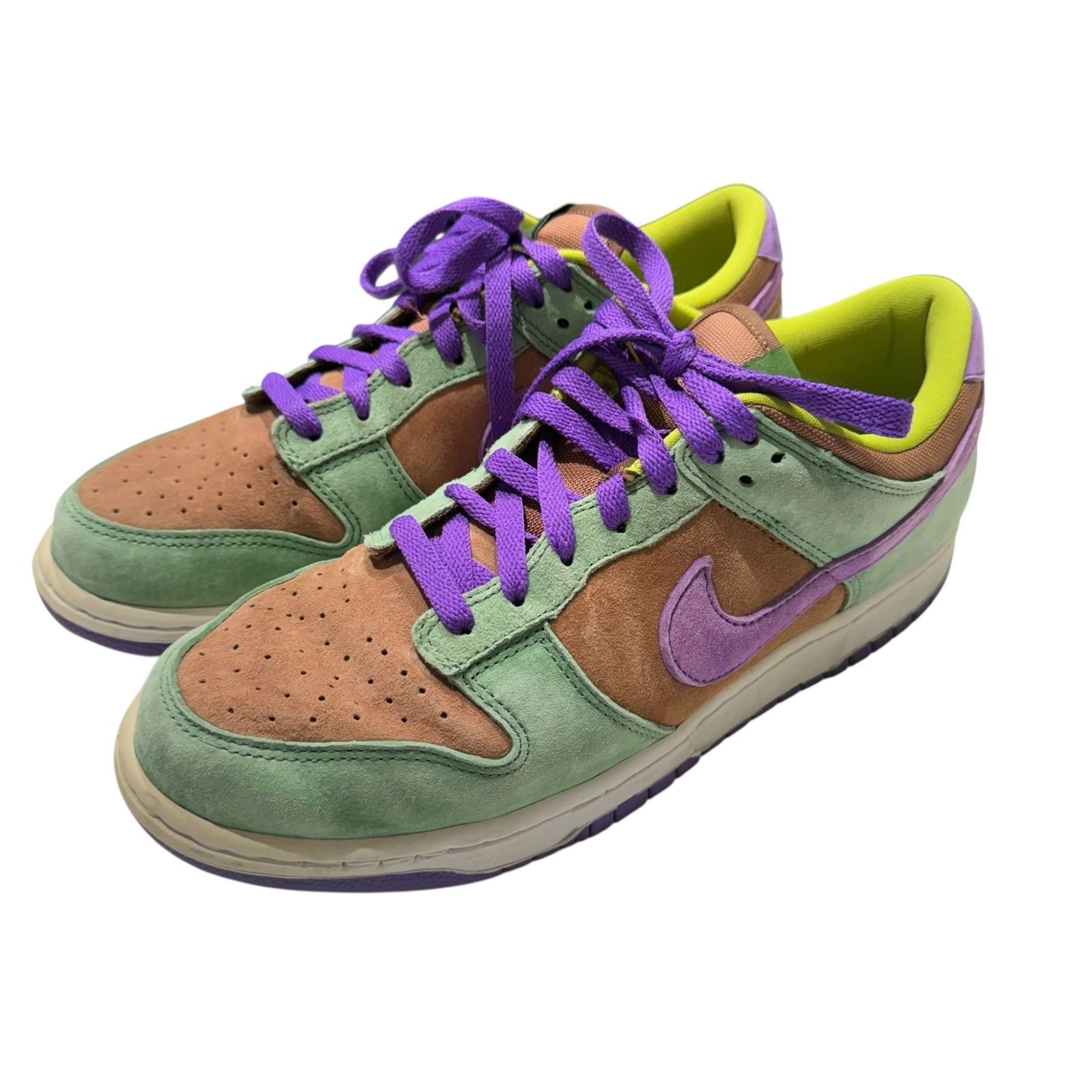 NIKE (ナイキ) □□ ⑤ DA1469 200 DUNK LOW SP VENEER/DEEP PURPLE 