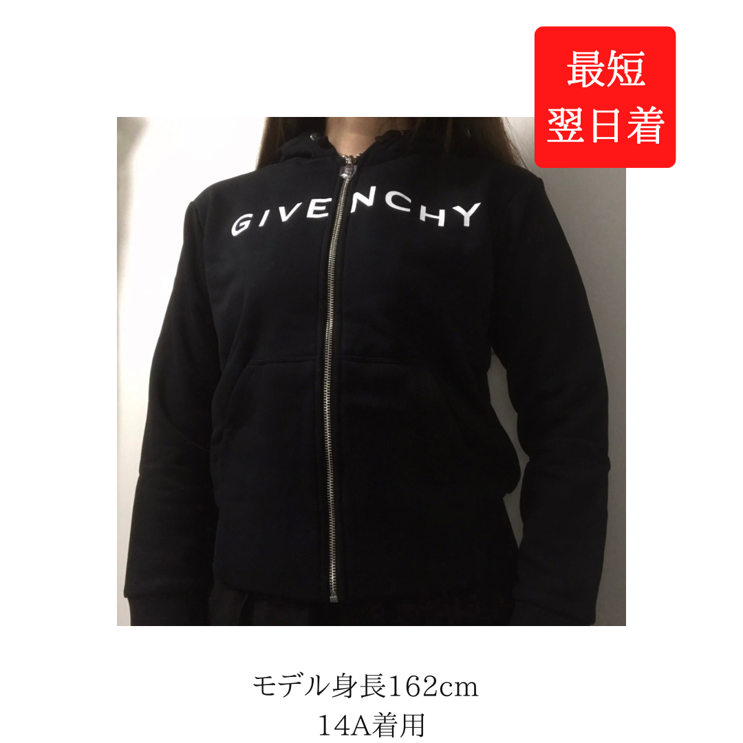 GIVENCHY プリントロゴパーカー ブラック 大人もOK! 14A - cecati92.edu.mx