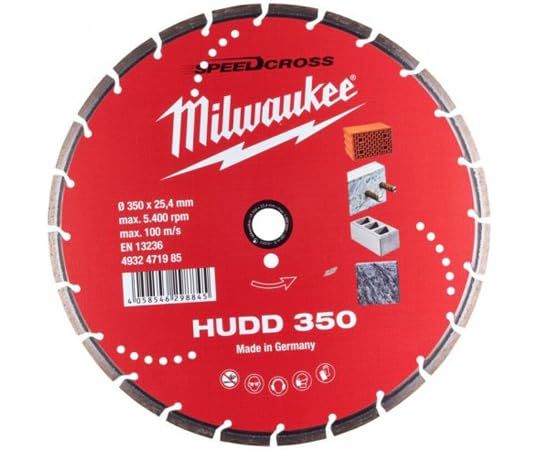 2営業日で発送 Milwaukee ミルウォーキー 350mm ダイヤモンドブレード セグメント型 石工用 4932471985 7317