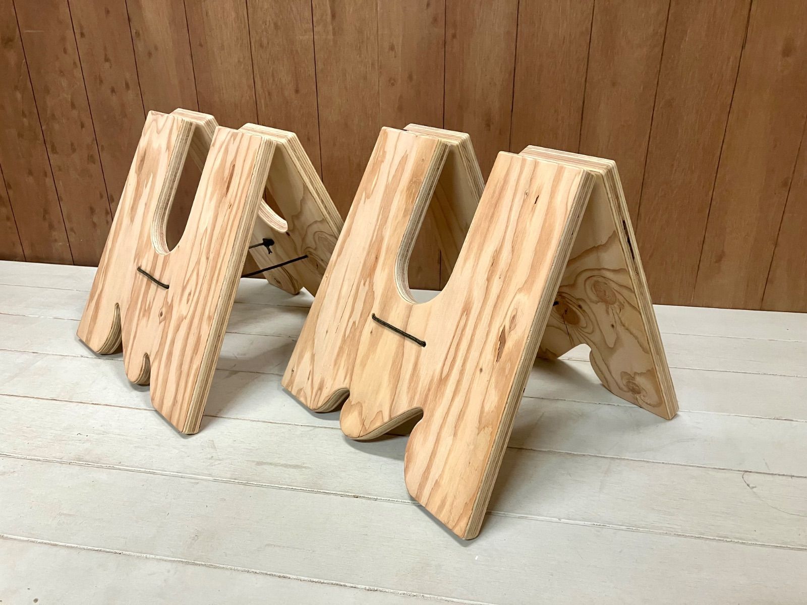 ボードスタンド サーフボード用 ナチュラル無塗装 ワンオフ ハンドメイド