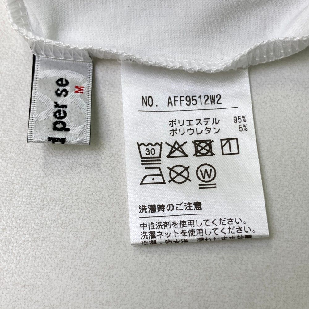 サイズ：M AND PER SE アンパスィ 2022年モデル ハイネック 半袖