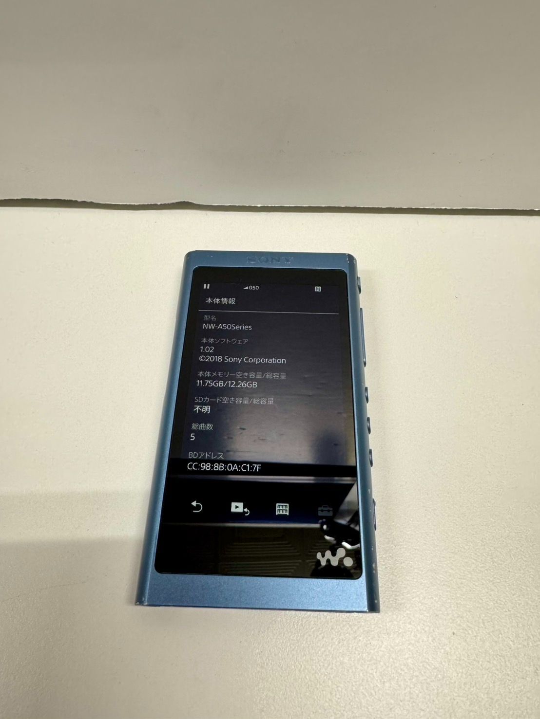 SONY ウォークマン Aシリーズ 16GB ブラック NW-A865/B SONY ウォークマン NW-A105（Aシリーズ）16GB ブラック