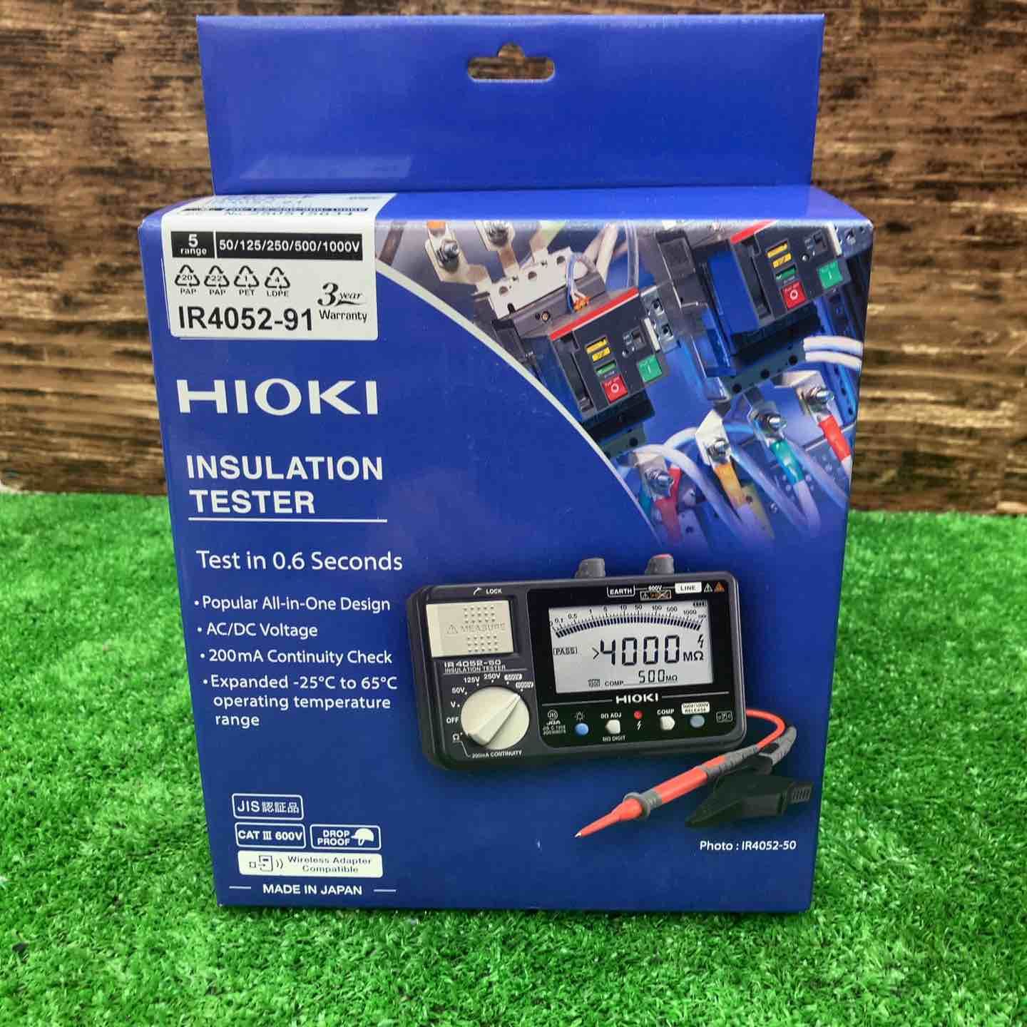 日置電機 HIOKI 絶縁抵抗計 IR4052-50 日置電機 HIOKI 絶縁抵抗 日置電機 HIOKI 絶縁抵抗計 IR4052-50 日置電機 HIOKI 絶縁抵抗