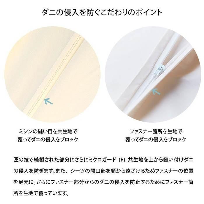 高密度 防ダニ敷カバー