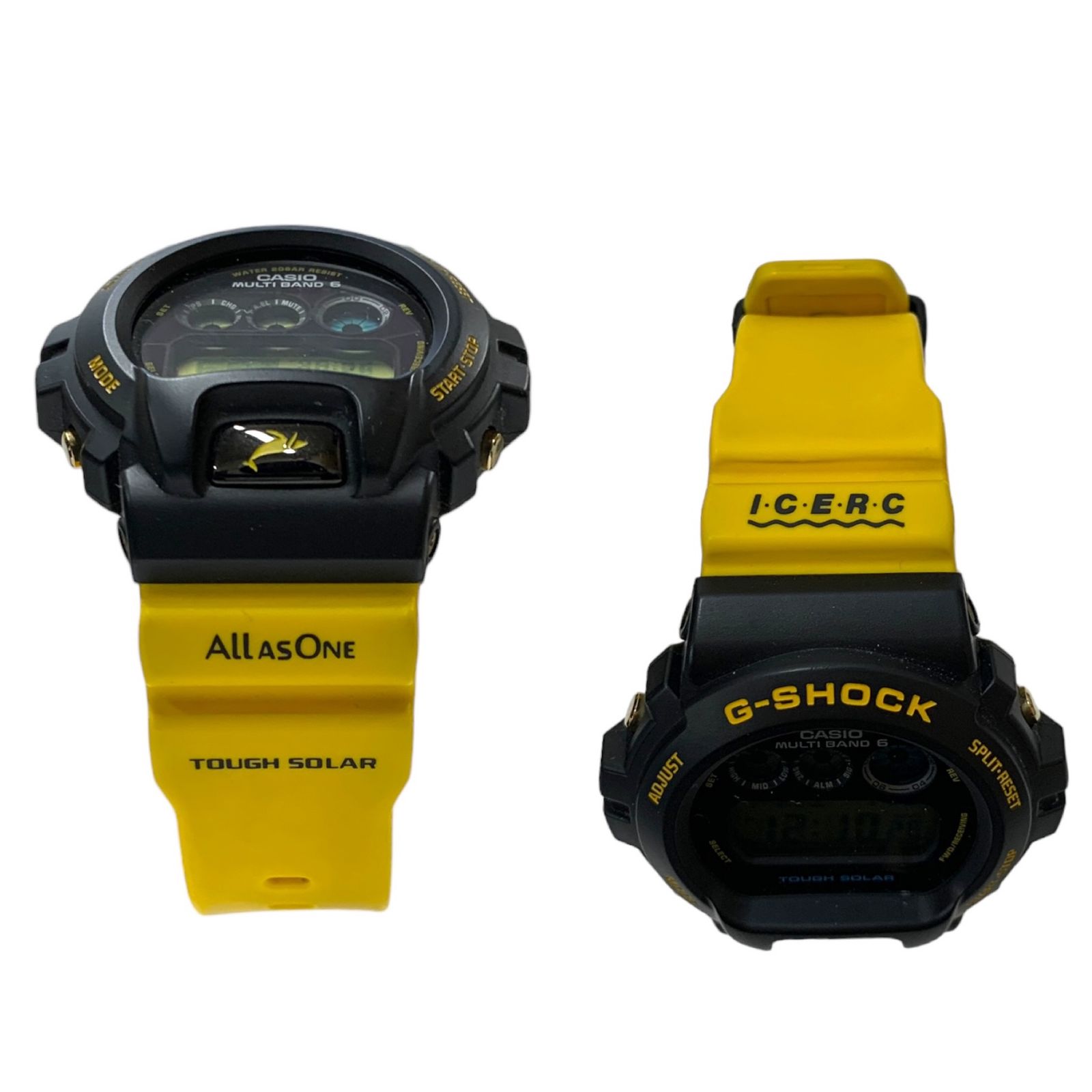 CASIO (カシオ) G-SHOCK Gショック イルカ クジラ 2018年モデル Love The Sea And The Earth イルクジ  デジタル腕時計 GW-6902K ブラック イエロー メンズ/025