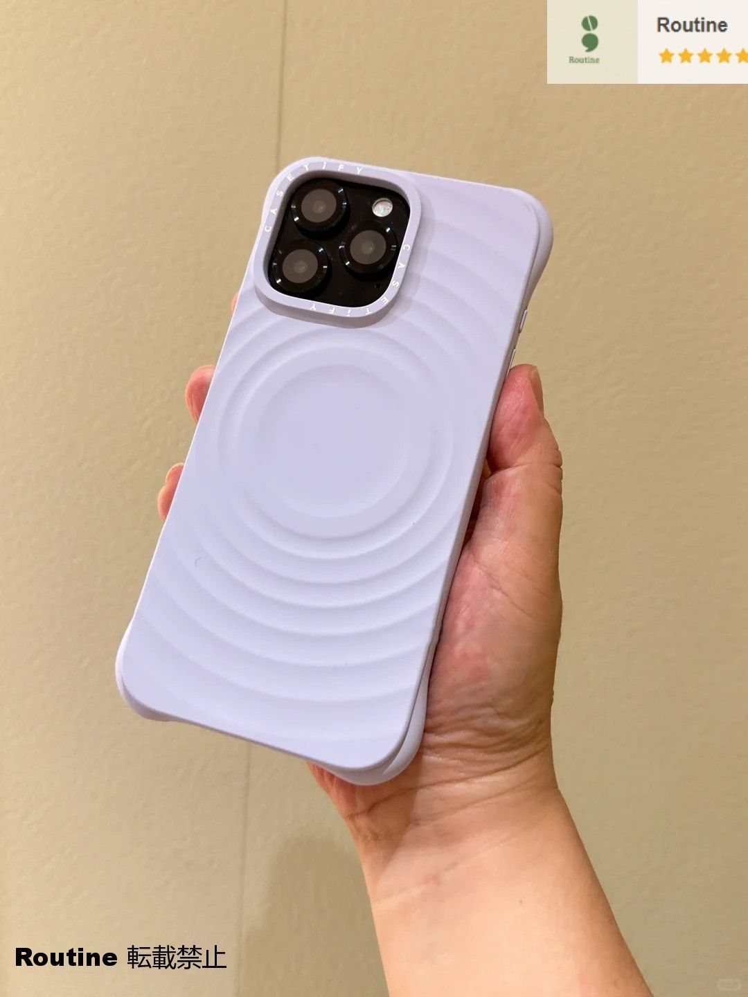 ニチニチソウ Periwinkle iPhoneケース CASETiFY ウェーブ