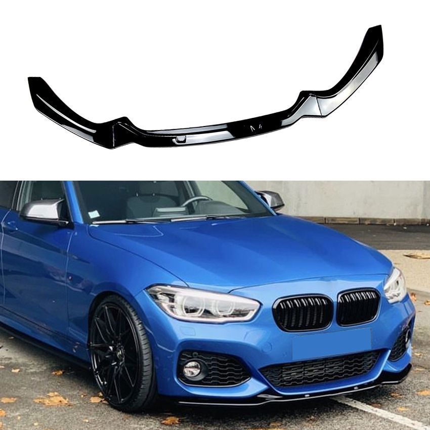 BMW 1シリーズ F20 F21 M-Pack 118i 120i 2015-2019用 フロントリップスポイラー エアロパーツ 外装カスタム ピアノブラック |5..10LYC602 入荷
