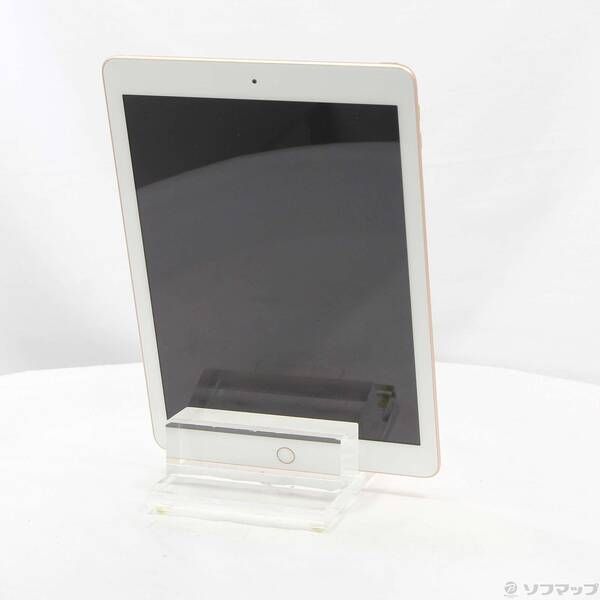 中古品〕 iPad 第6世代 128GB ゴールド MRJP2J／A Wi-Fi【258