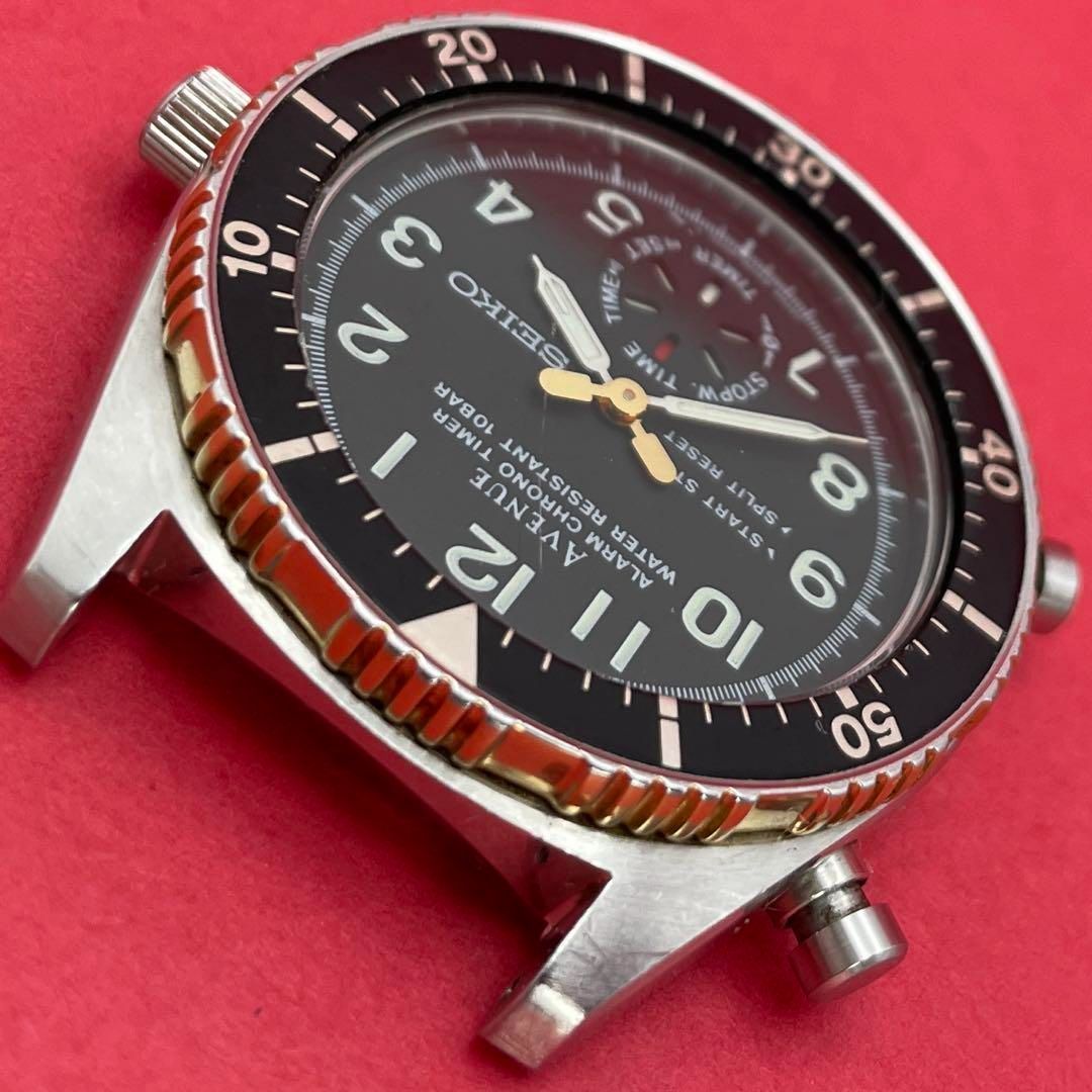 SEIKO アベニューアラームクロノタイマー 8M26-6000 セイコー