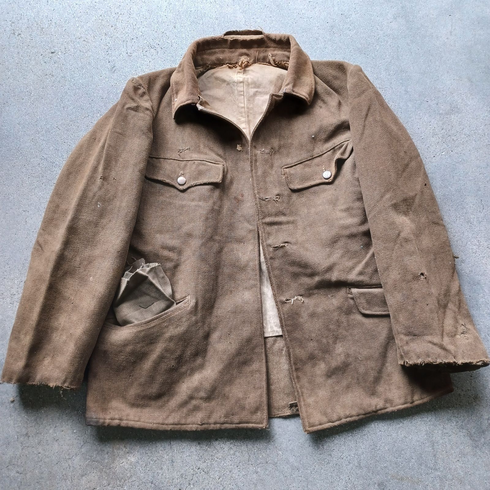 40s 日本軍ジャケット　ヴィンテージ ヴィンテージ 40年代 旧日本軍 九八式 下士官兵 ミリタリー ジャケット