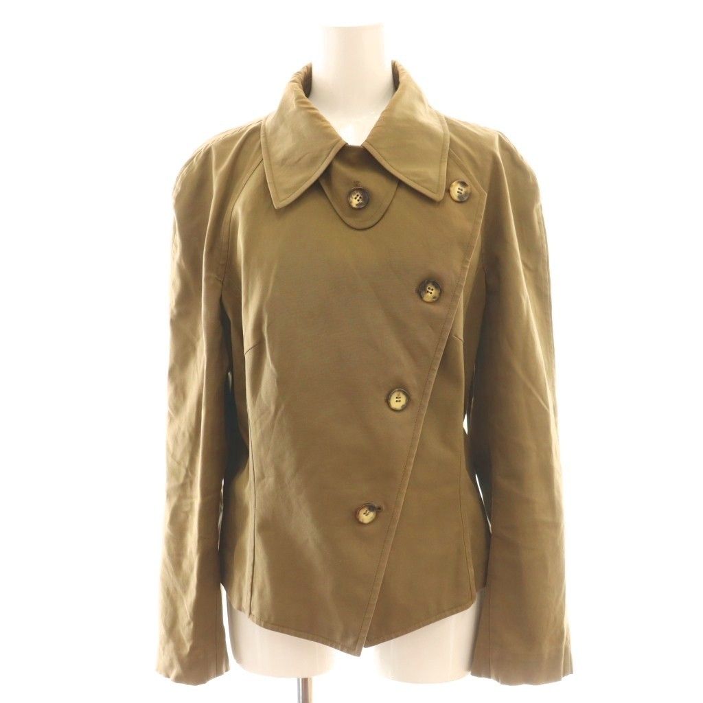 セリーヌ CELINE ジャケット シングル 42 ブラウン /HK ■OS