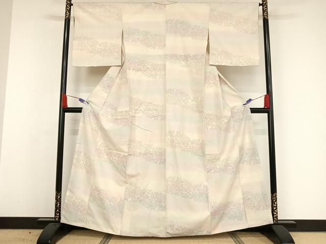 平和屋着物○結城紬 草花文 正絹 逸品 AAAW4264np - メルカリ