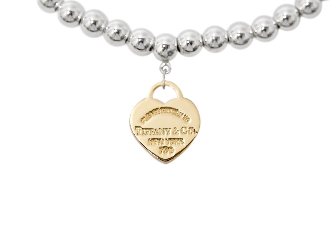 ティファニー シルバー925/K18RG リターントゥティファニー ハートタグ