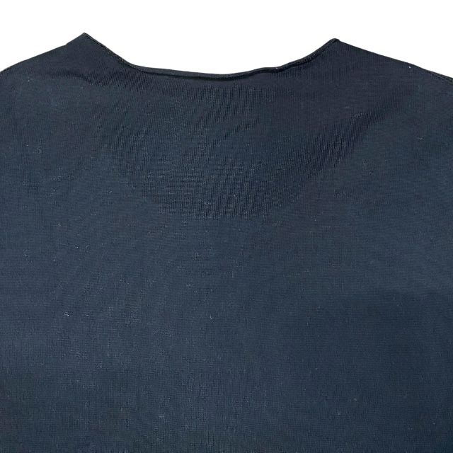 最安価に挑戦！ ルシアンペラフィネ 長袖Tシャツ トップス クルーネック スカル ラインストーン コットン ブラック メンズ Lucien pellat-finet サイズM 感 人気モデル 上品デザイン