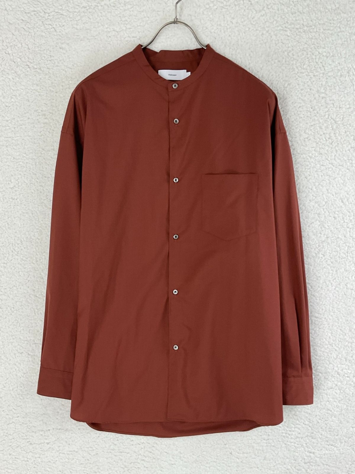 graphpaper グラフペーパー 1 ブラウン Fine Wool Tropical Oversized Band C