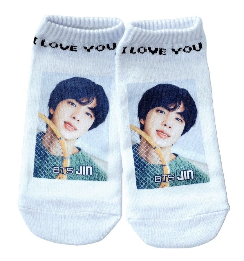 BTS JIN ジン グッズ 靴下 レディース ソックス K-POP グッズ くつ下2