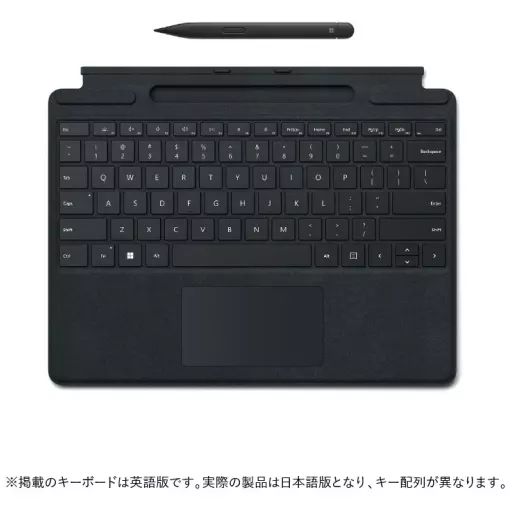PCハード マイクロソフト Surface Pro Signature キーボード スリムペン2付 ブラック 8X6-00019