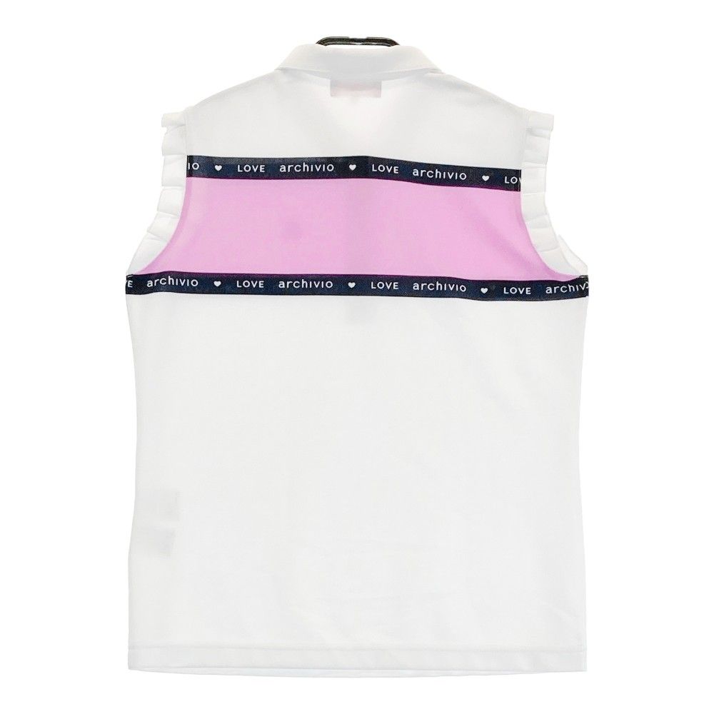 新品 アルチビオ レディース ノースリーブ ポロシャツ サイズ40 L ゴルフ 新品 アルチビオ レディース ノースリーブ ポロシャツ サイズ40 L