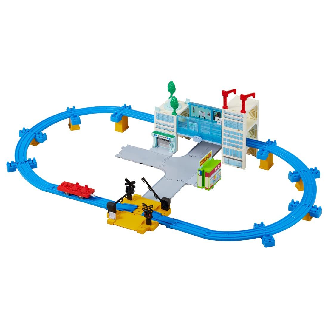 タカラトミー プラレール まちをつくって走らせよう! トミカとプラレールのマイタウンキット 電車 おもちゃ 3歳以上 [トミカ・プラレール マイタウンキット]