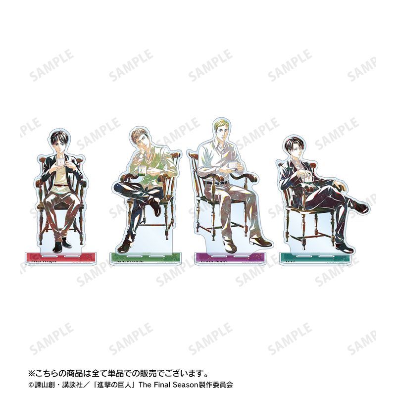 新品/公式】進撃の巨人_描き下ろし エルヴィン ティータイムver. Ani