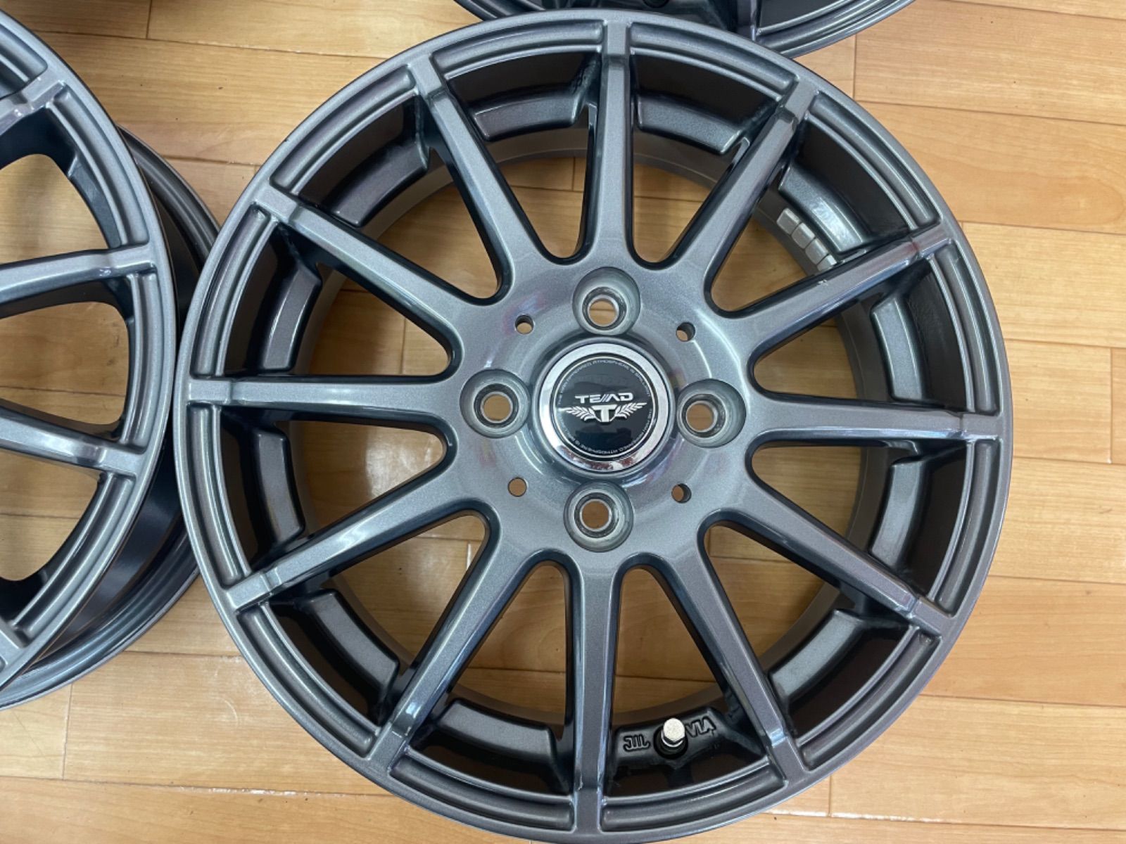 ポン様専用 weds TEAD／14インチ・アルミホイール／4本セット
