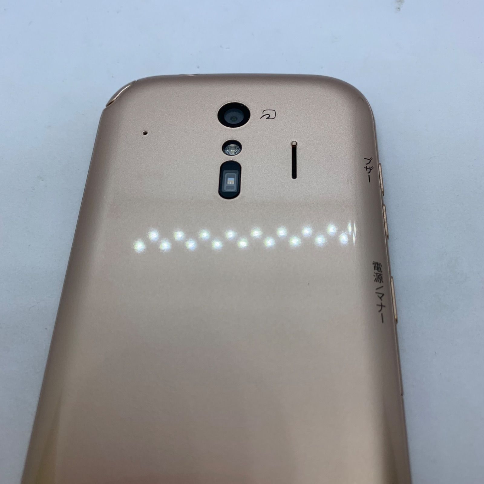 ☆【良品】docomo らくらくスマートフォンme F-01L ゴールド