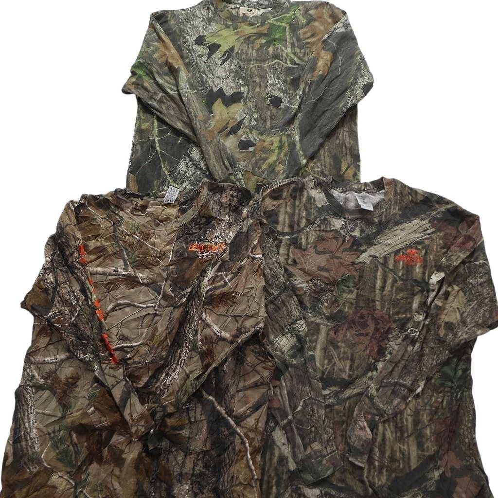 MOSSY OAK リアルツリーカモ柄 ヘビーツイル 長袖シャツ XL グリーン アメカジ 迷彩柄シャツ カモ柄シャツ ハンティング ストリート 古着  | T.R.O.Y CLOTHING USED ＆ NEW