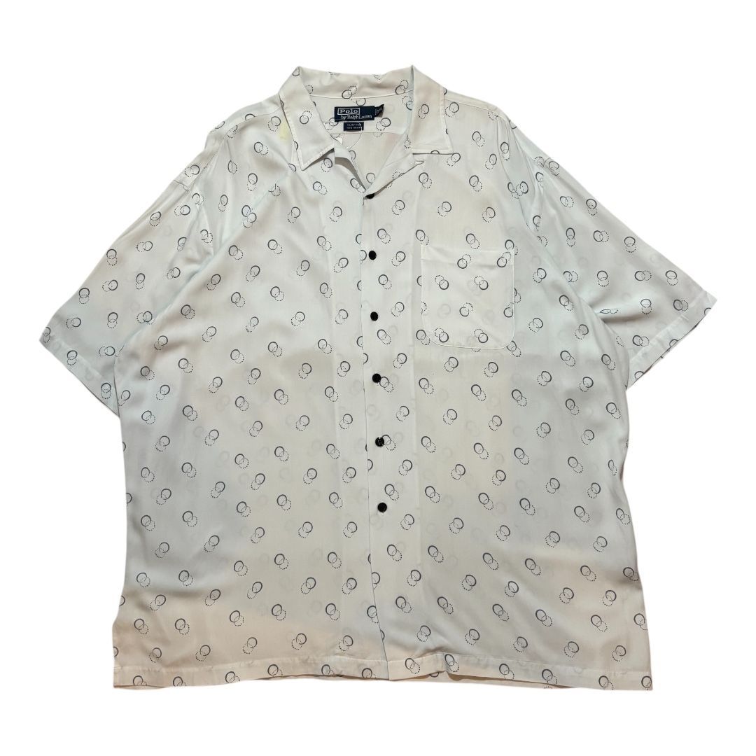 90s Polo by Ralph Lauren CLAYTON開襟 D13】90s Polo by Ralph Lauren CLAYTON Atomic Open-collar shirt