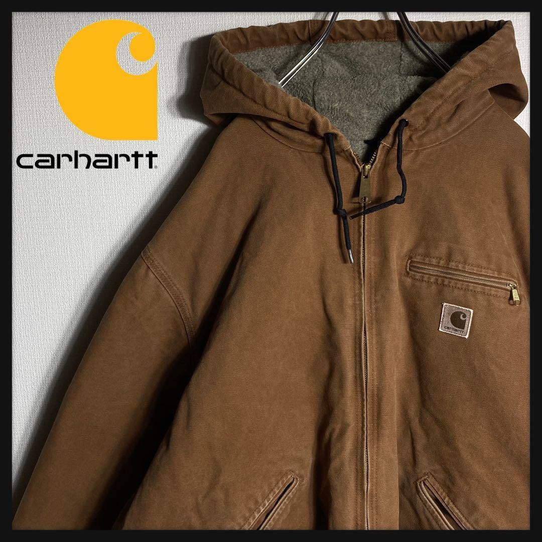 carhartt 希少カラーアクティブジャケッ ト carhartt - 【希少2XLサイズ】カーハート アクティブジャケット