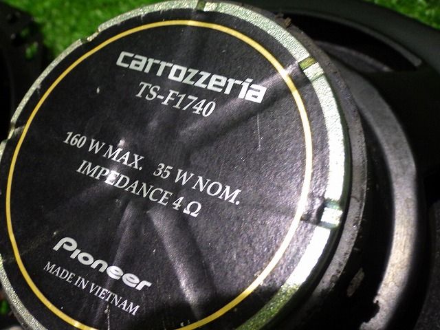 Carrozzeria TS-F1740+ TSF1720 + シッター Carrozzeria TS-F1740+ TSF1720 + シッター Carrozzeria TS