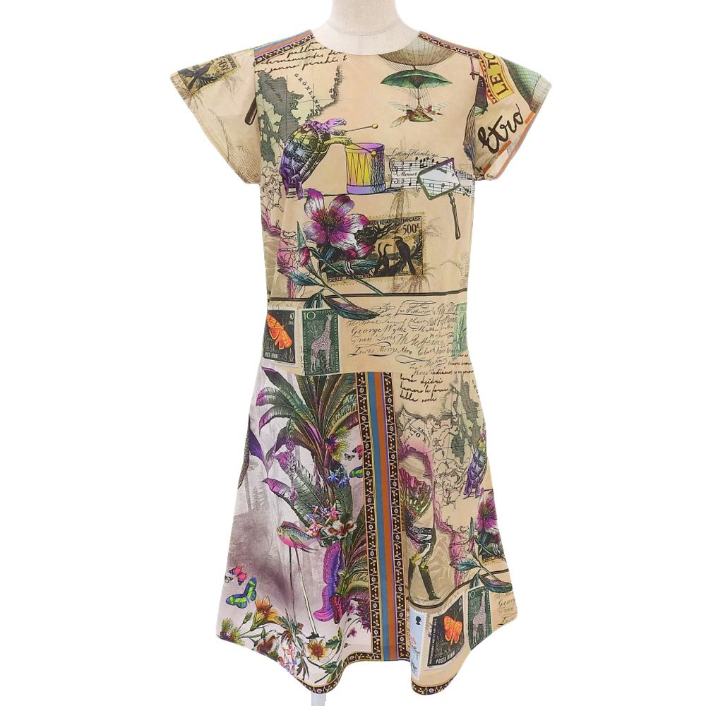 超美品 エトロ ETRO 2017年 アースライフ ボタニカル コットン