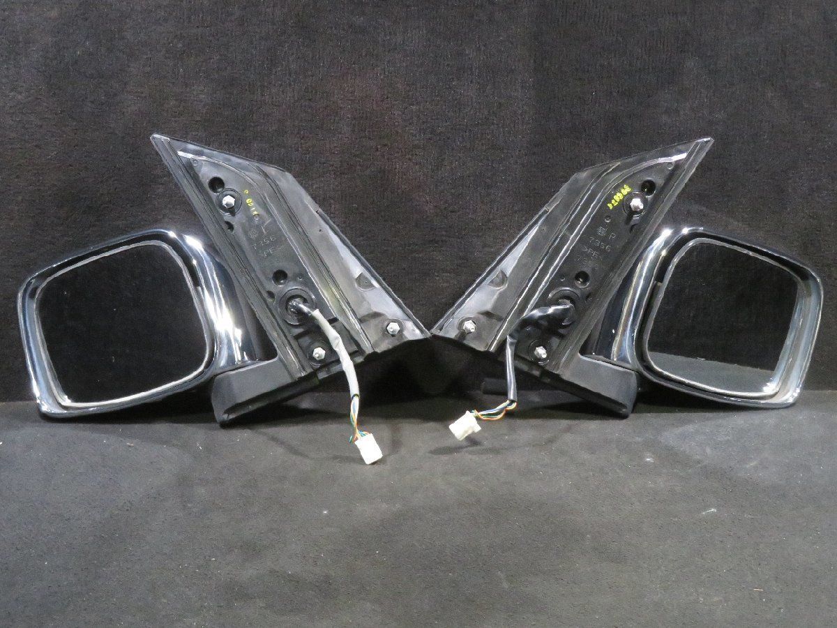 ◆ekワゴン・スポーツ(H82W)純正メッキドアミラー左右セット F37