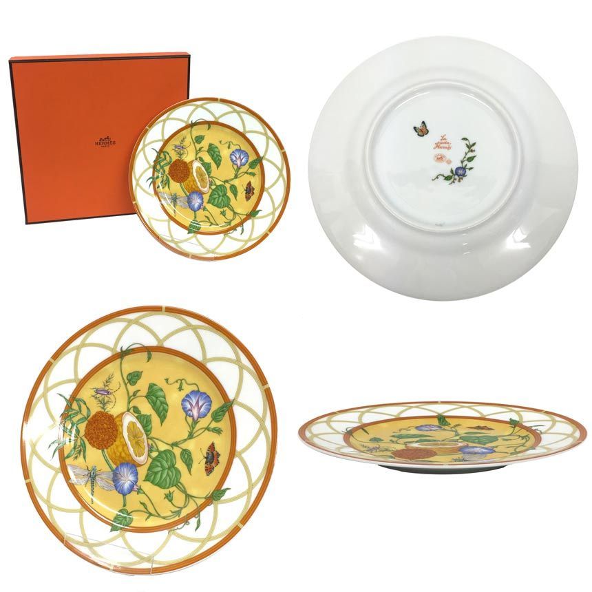 未使用　HERMES　エルメス　シエスタ　22cmプレート皿　食器　aq7877 セール 未使用 HERMES エルメス シエスタ SIESTA 22cm 皿