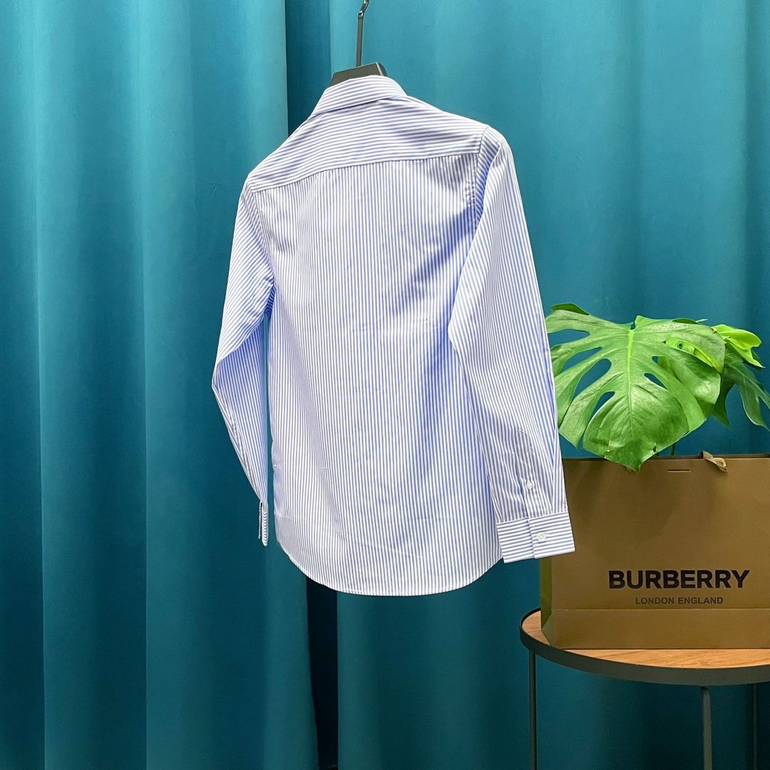 BURBERRY ストライプ長袖シャツ