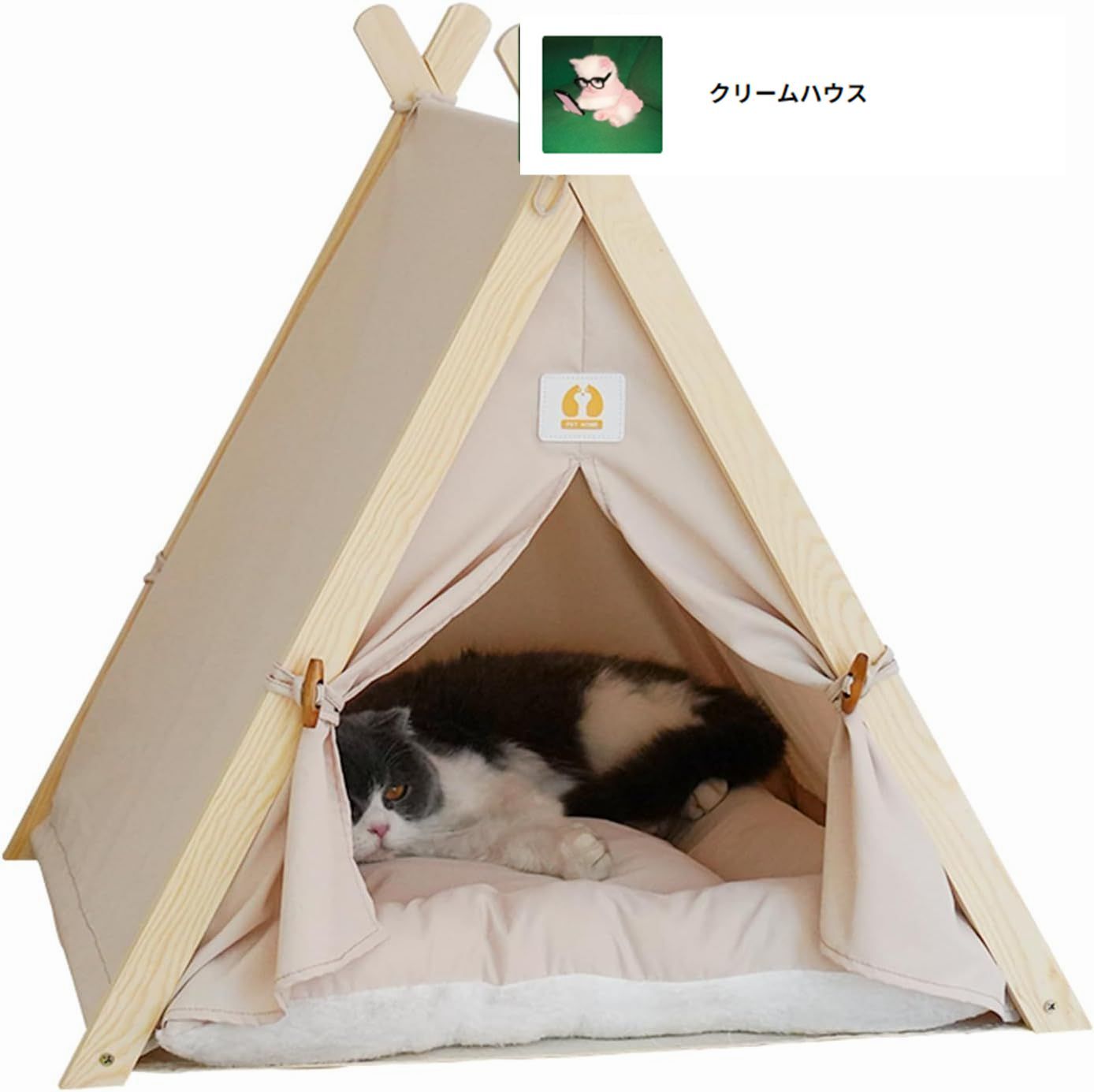 超美品☆猫ベッド　中小型　ペット用品　暖かい猫屋　犬小屋a2 猫ハウス 猫用ベッド ペットベッド キャットハウス 小型犬小屋