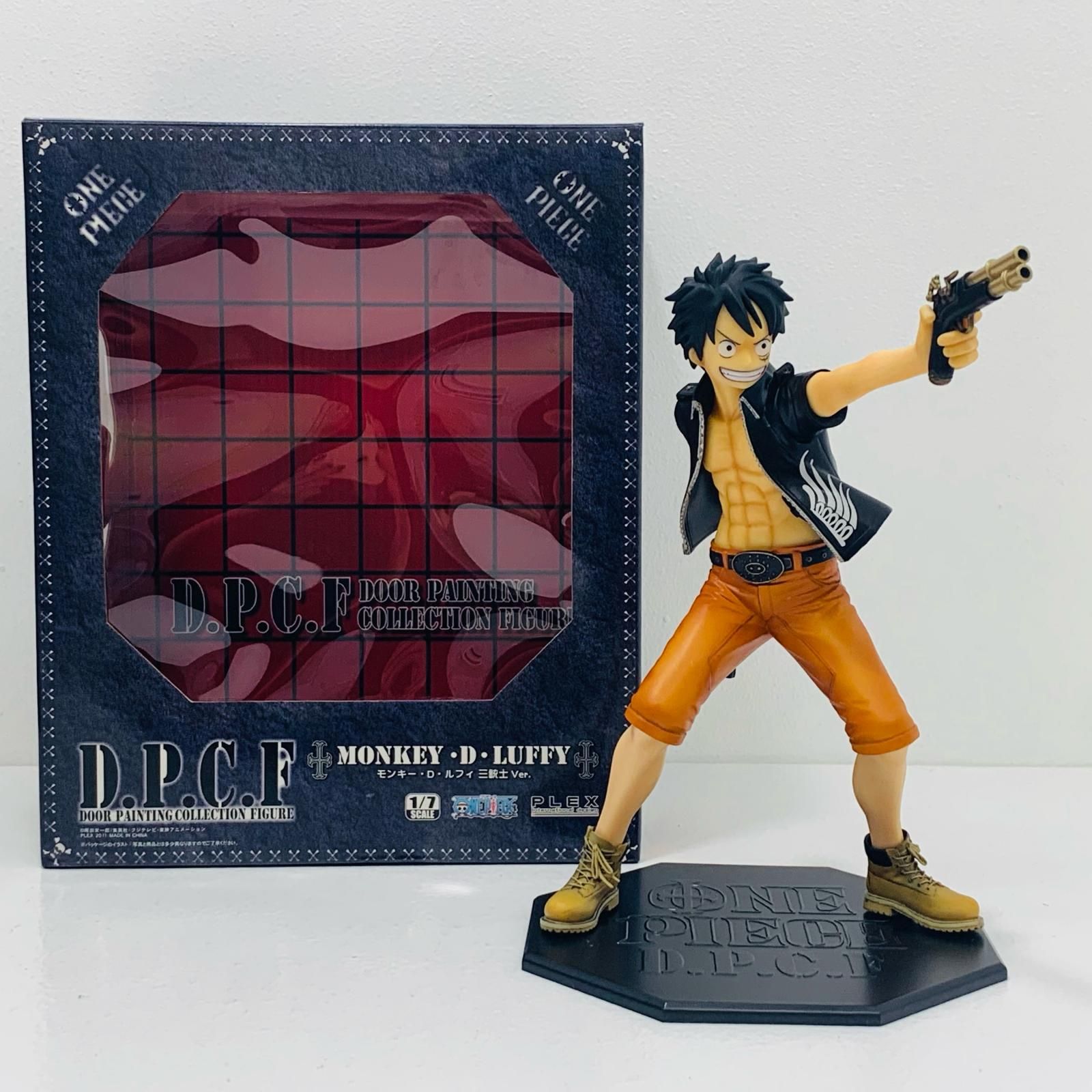 飾磨店】 中古 モンキー・D・ルフィ三銃士Ver.「ワンピース