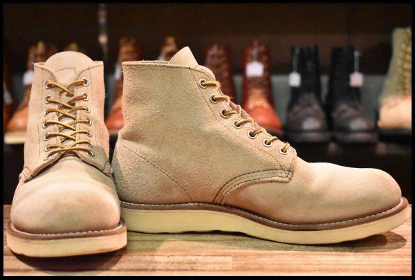 7D 10年 レッドウィング 8167 スエード アイリッシュセッター ホーソーンアビレーンラフアウト ブーツ redwing HOPESMORE FJ182