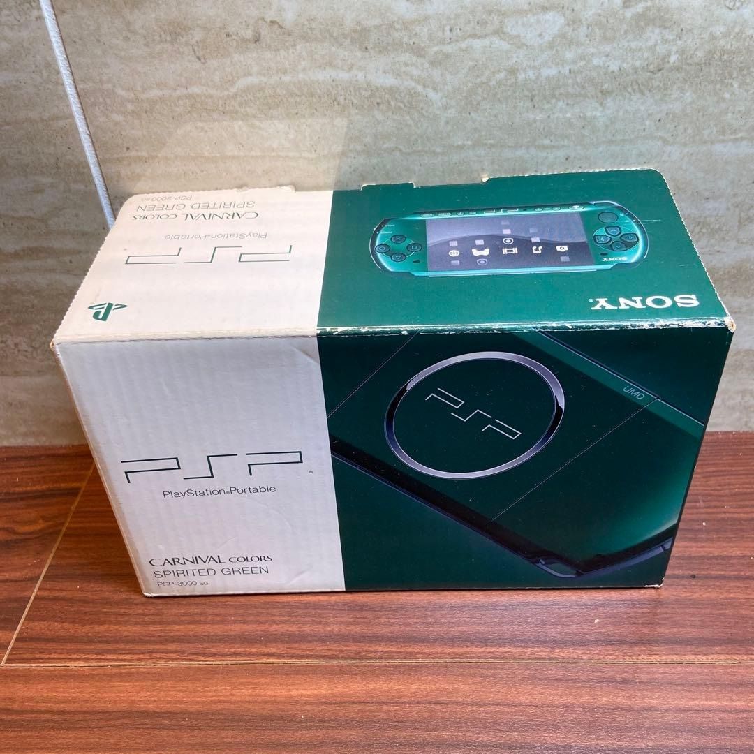 PSP 3000 本体 スピリティッドグリーン ほぼ 4100