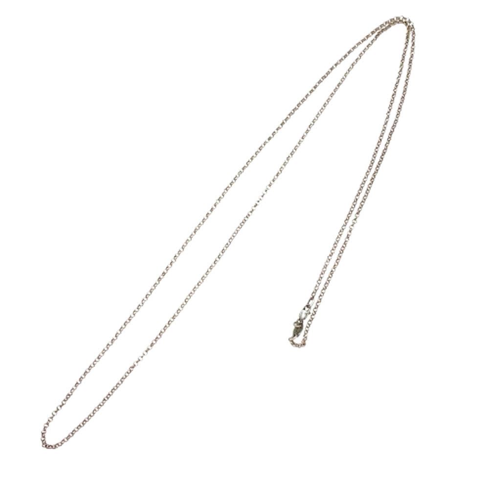 CHROME HEARTS クロムハーツ 原本有 NECKCHAIN R32 ロールチェーン ネックレス 32インチ 32inch シルバー系