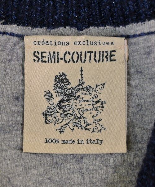 SEMI-COUTURE カーディガン レディース セミクチュール 中古　古着 セミクチュール SEMI COUTURE カーディガン ニット クルーネック