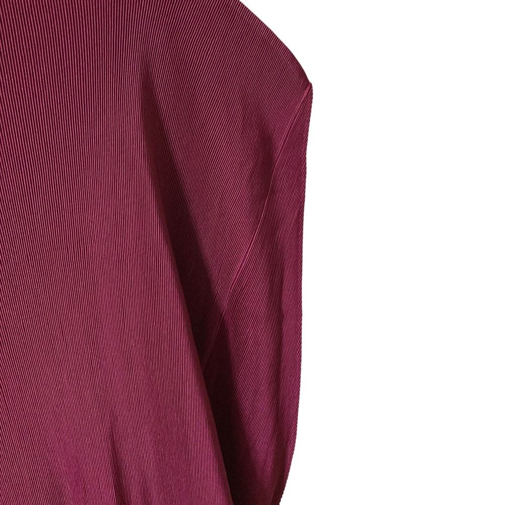 美品 PLEATS PLEASE ISSEY MIYAKE プリーツプリーズ イッセイミヤケ 変形カットソー PP43FK341 サイズ3 ボルドー レディース 古着 中古 USED 美品 PLEATS PLEASE ISSEY MIYAKE プリーツプリーズ イッセイミヤケ