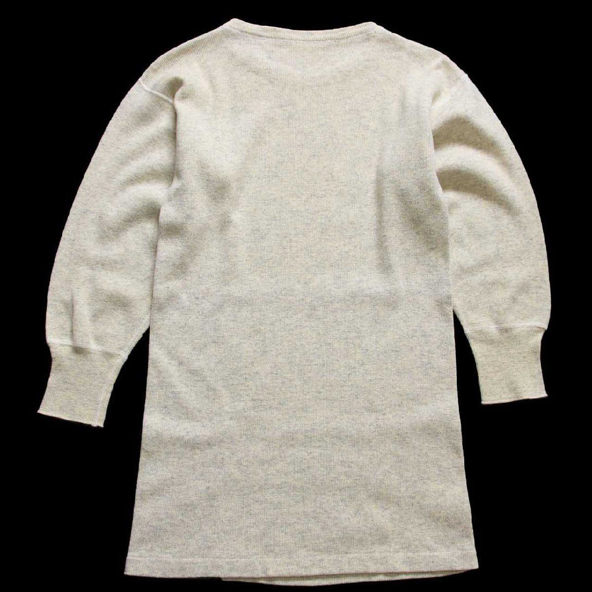 50s UNKNOWN ウール×コットン アンダーシャツ オートミール 