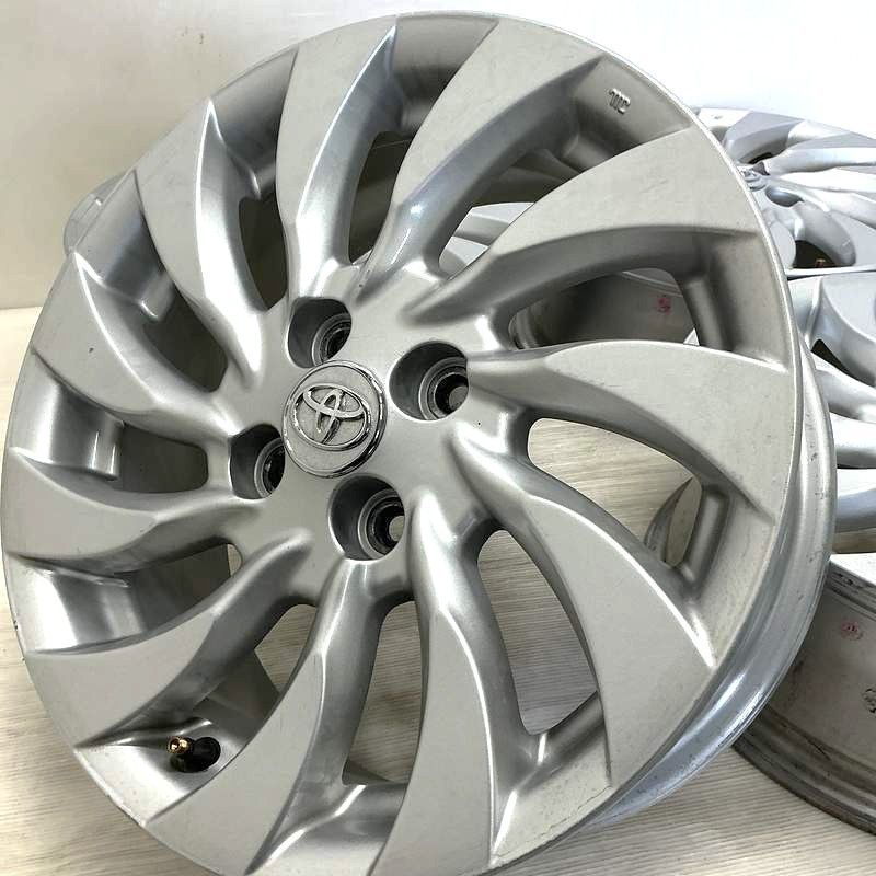 中古アルミ15X6.0　トヨタｂB純正4本セット　アクア、ヴィッツ、ルーミー流用 中古アルミ15X6.0 トヨタbB純正4本セット アクア、ヴィッツ