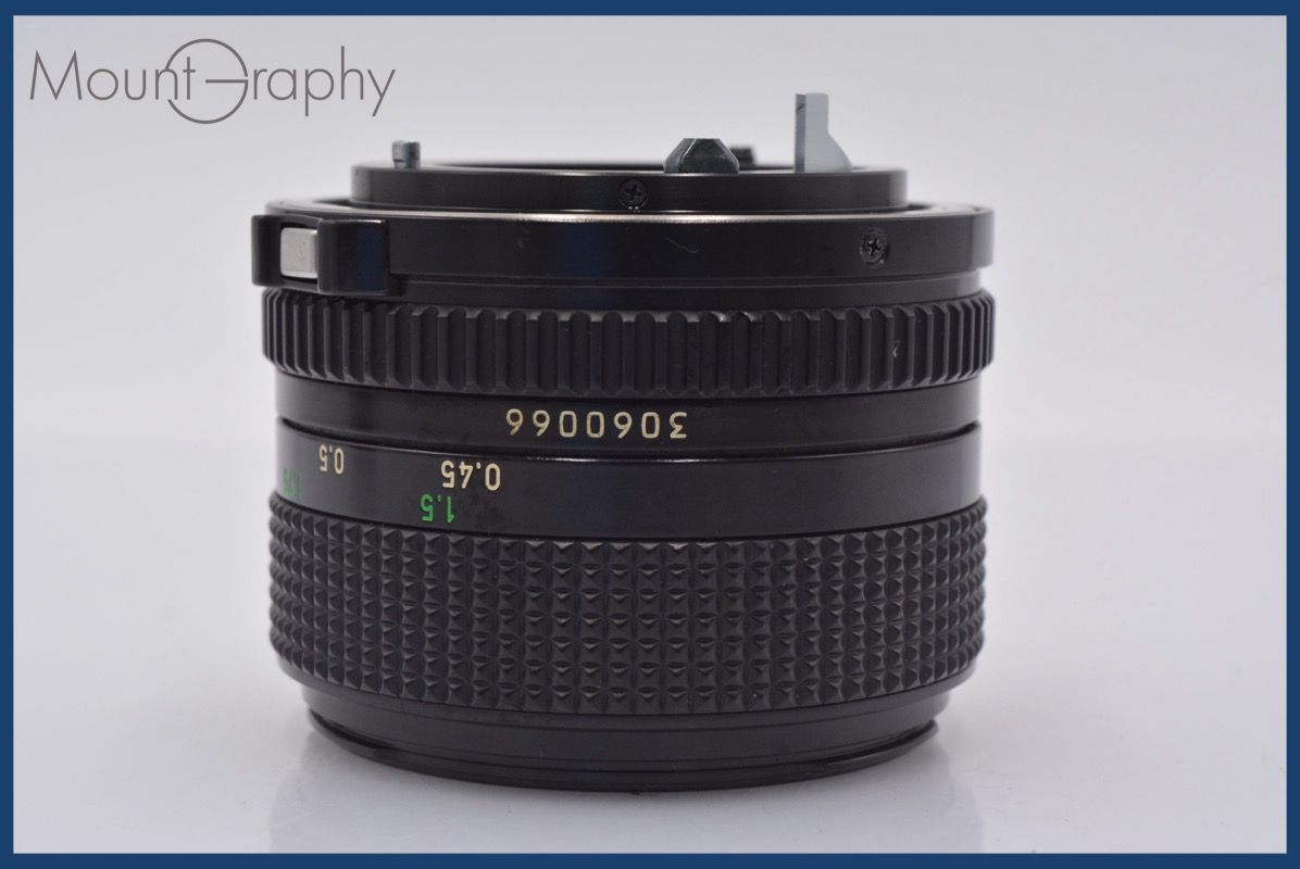 ☆極上美品☆ キヤノン Canon NEW FD 50mm F1.4 前後キャップ&レンズ