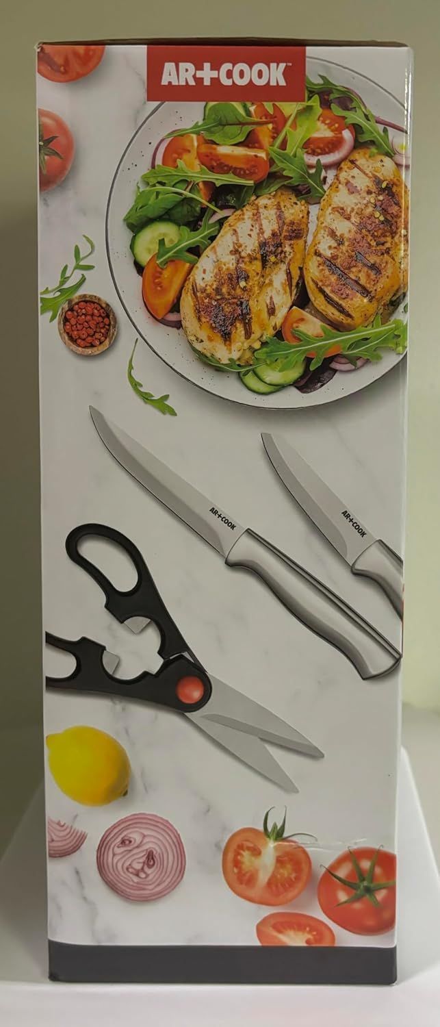 manセット販売 3ピース ヘビーデューティーグリルセット - ステンレススチール