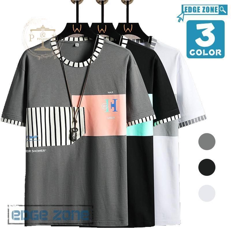 綿シャツ メンズ 綿100％ 半袖 Tシャツ クルーネック モノトーンコーデ 通気 ゆったり グレー 白 快適 2023 黒 柔らかい 春 夏 重ね着  nee3u858822